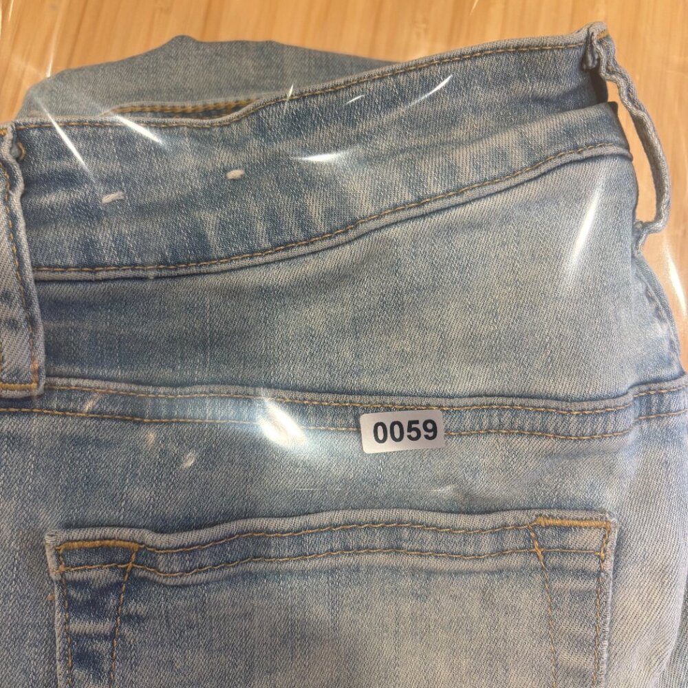 American Eagle Skinny Men's Jeans 30x32 Light Wash Next Level Flex Good Cond - Picture 8 of 8